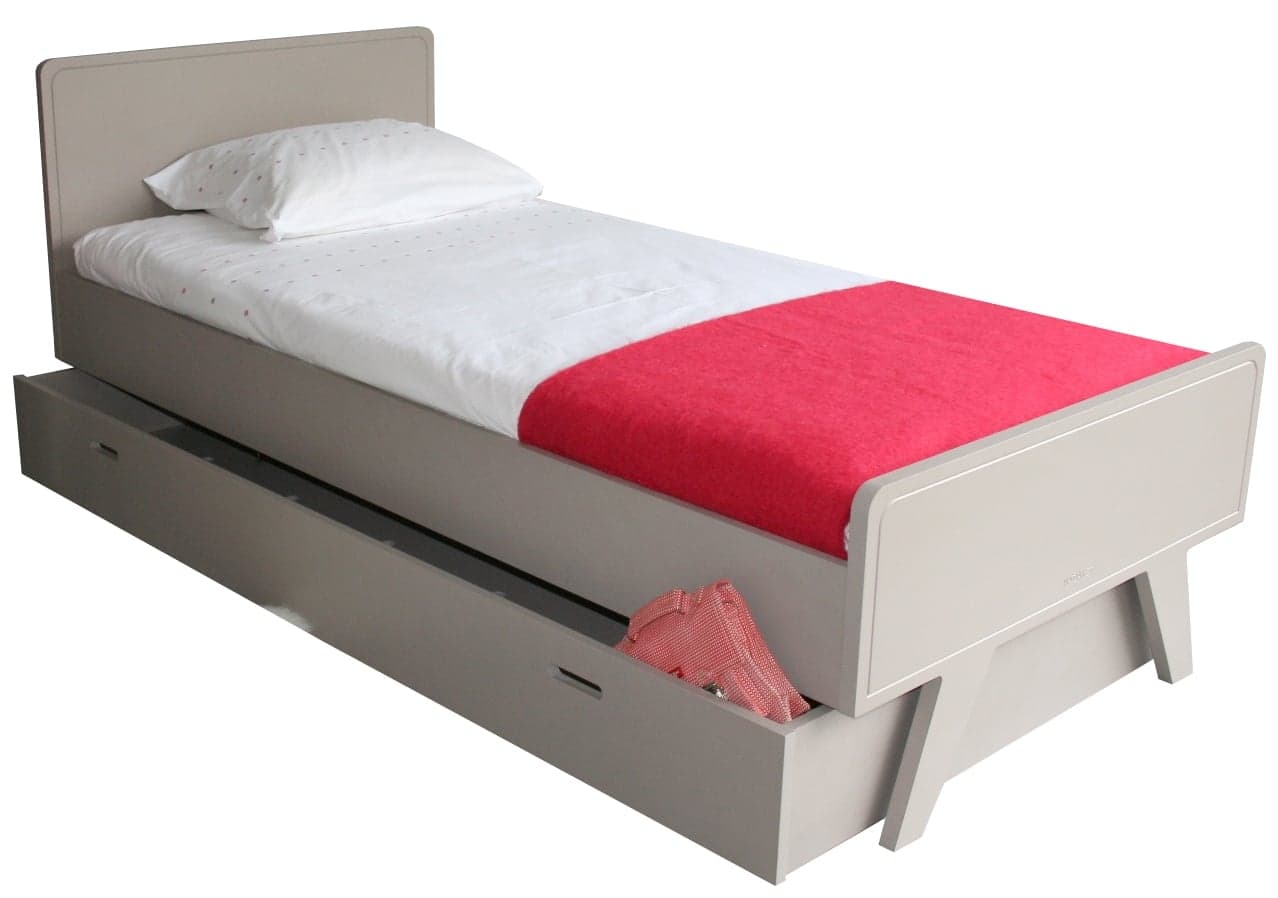 MATHY BY BOLS - Lit enfant 90x200 cm - Madavin Taupe