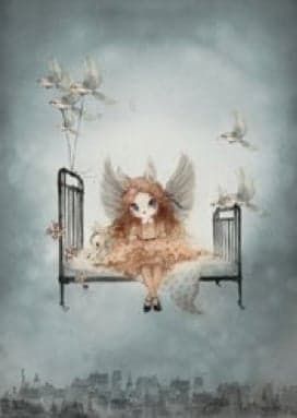 MRS. MIGHETTO - Affiche "Miss Olivia" 50x70 cm