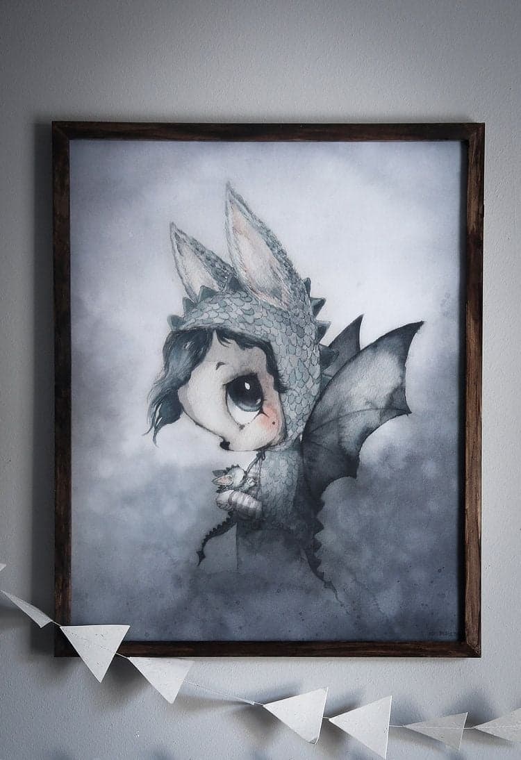 MRS. MIGHETTO - Affiche "Mr Edward" 40x50 cm