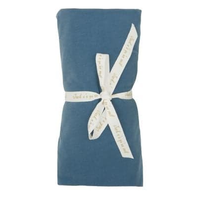 JACK N'A QU'UN OEIL - Drap housse ZIRKUSS - 70x140 cm - Blue Jeans