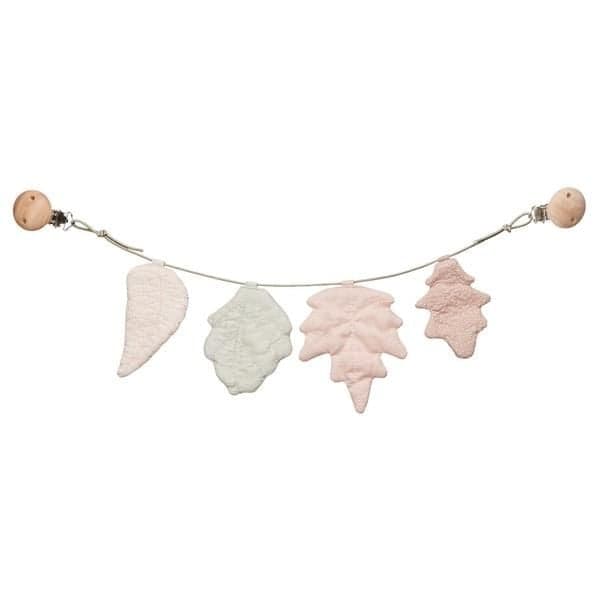 CAM CAM COPENHAGEN - Chaîne pour poussette Feuilles - Rose Mix