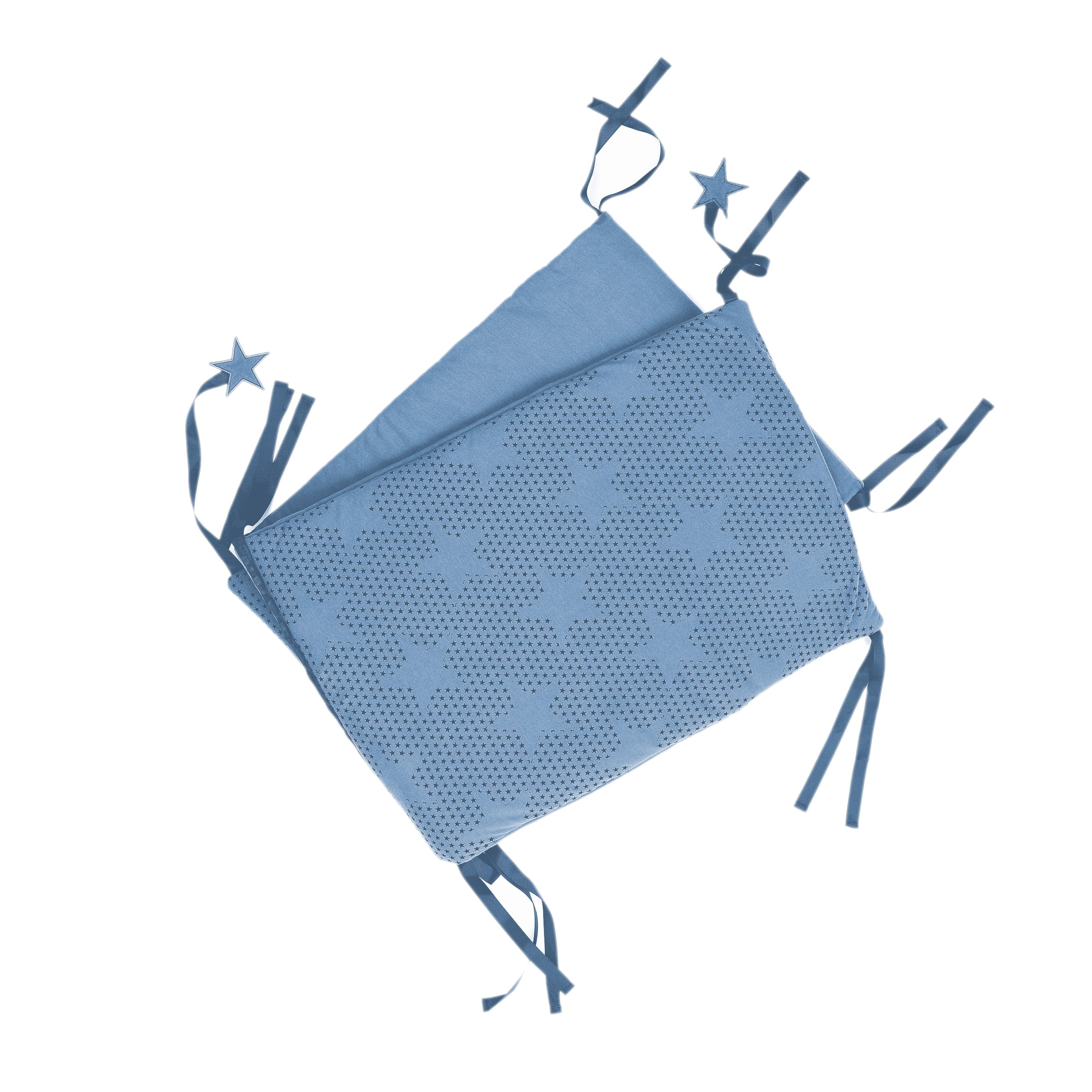 TOUR DE LIT - JACK N'A QU'UN OEIL - CENTAURE Powder Blue avec étoiles noires