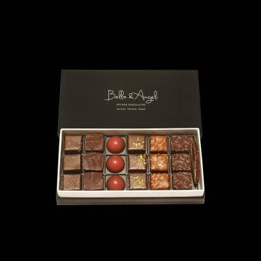 COFFRET DÉGUSTATION 38 CHOCOLATS ARTISANAUX