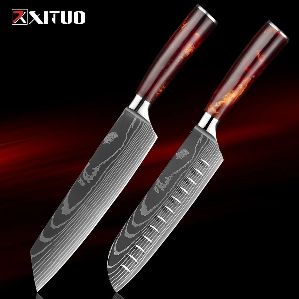 Ces Couteaux de Chef en Acier Inoxydable Vont Révolutionner Votre Cuisine - JIT-JDHSZ-2PCSA