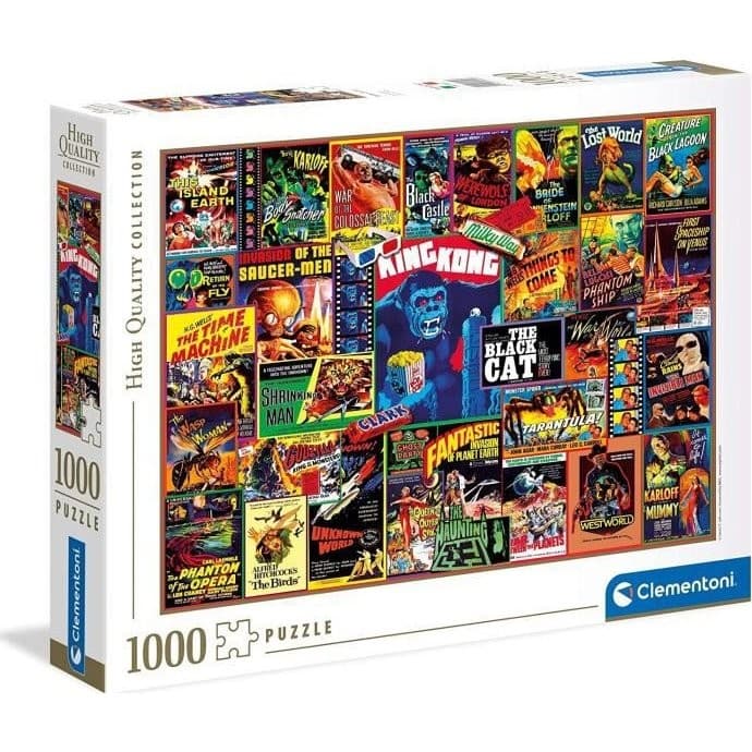 Clementoni Puzzle 1000 pièces Films Thriller Classiques