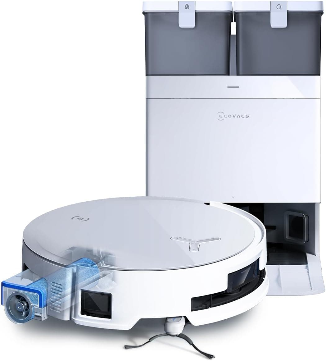 Aspirateur robot laveur 18000 Pa avec station tout-en-un - X8 OMNI Blanc