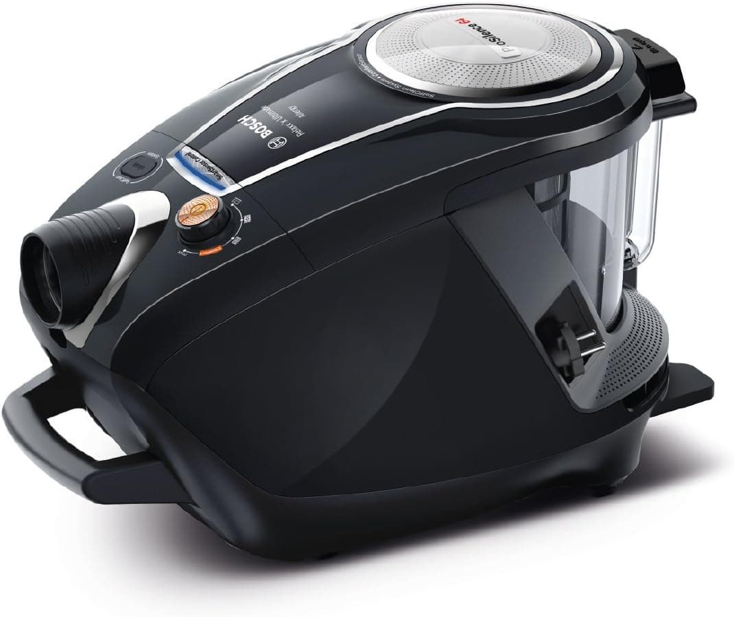 Aspirateur sans sac 68 dB filtration HEPA - Bleu