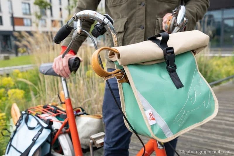 Sacoche de guidon écoresponsable