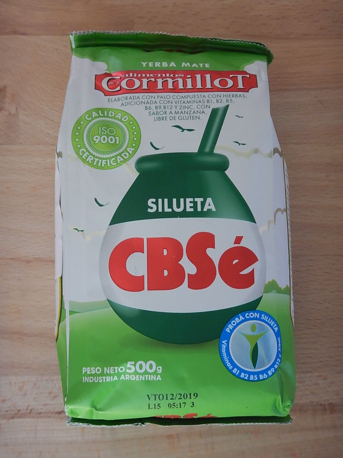 Yerba Mate CBSe Silueta 500g Cormillot