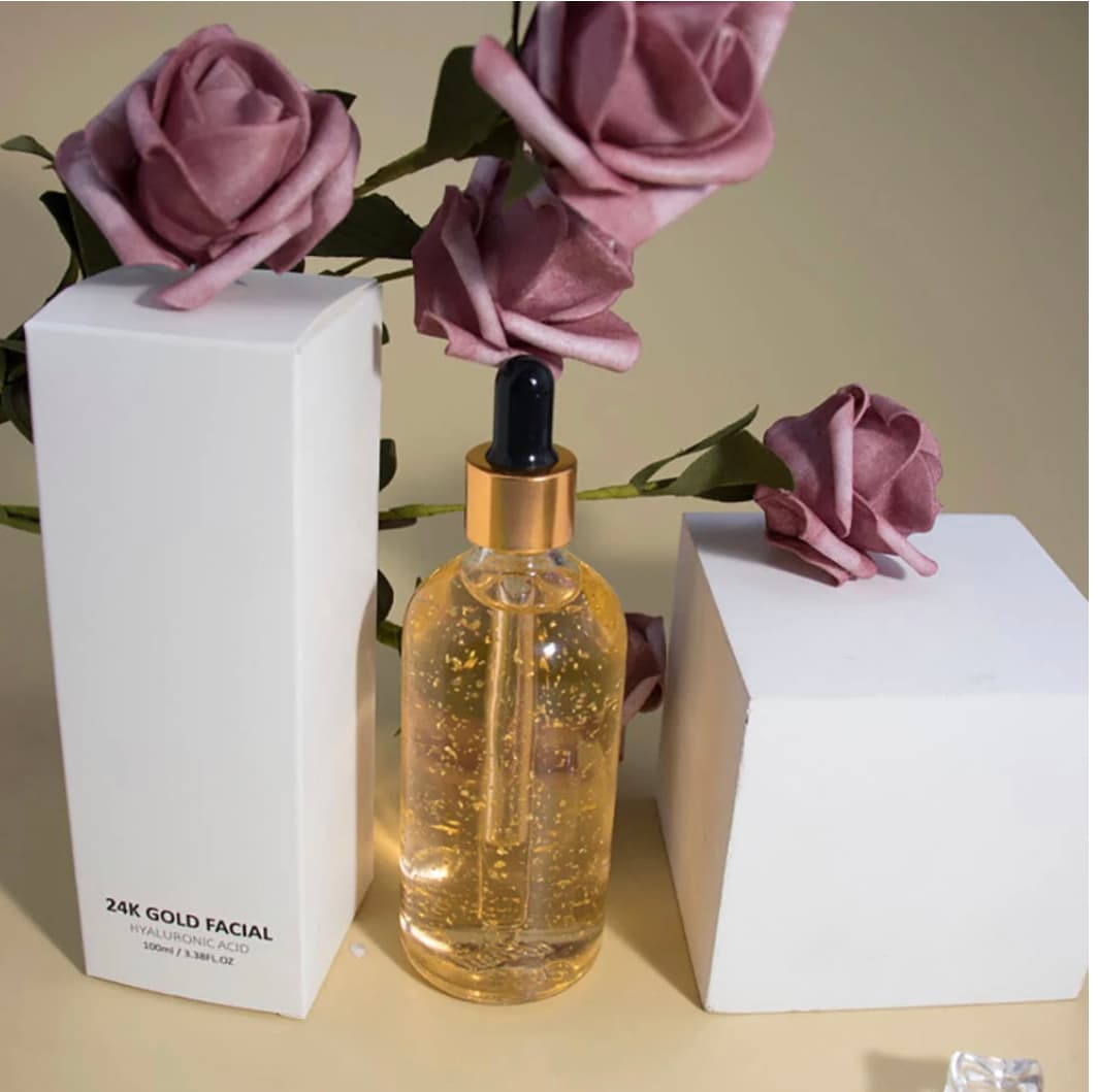 Sérum visage à la feuille d’or 24 carats