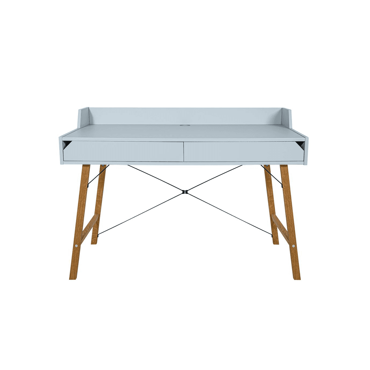 Bureau 2 tiroirs Bellamy Lotta - Bleu