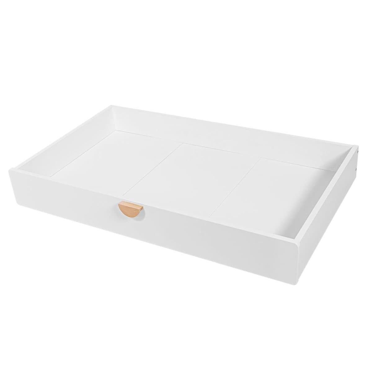 Tiroir de lit 60x120 Bellamy Laurie Blanc et bois