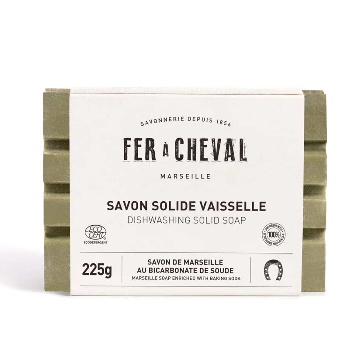 Savon de Marseille au bicarbonate de soude pour vaisselle - 225 g