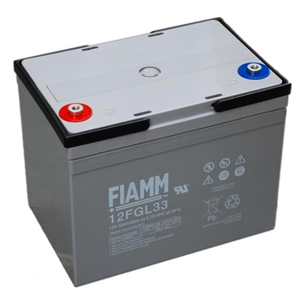 Fiamm - Batterie plomb AGM 12FGL33 12V 33Ah M6-F