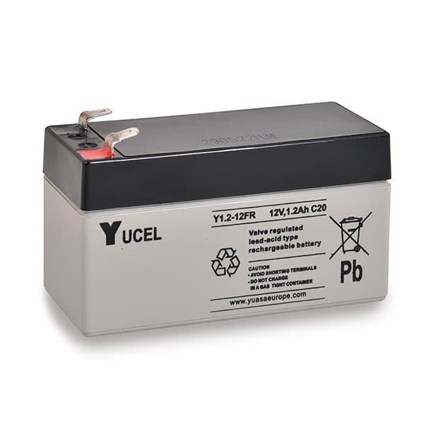 Yucel - Batterie plomb AGM YUCEL Y1.2-12FRCN 12V 1.2Ah F4.8