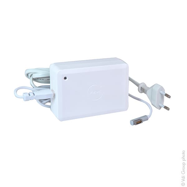 NX - Alimentation compatible pour Apple MacBook 14.5V 45W (connecteur MagSafe 1 "L")