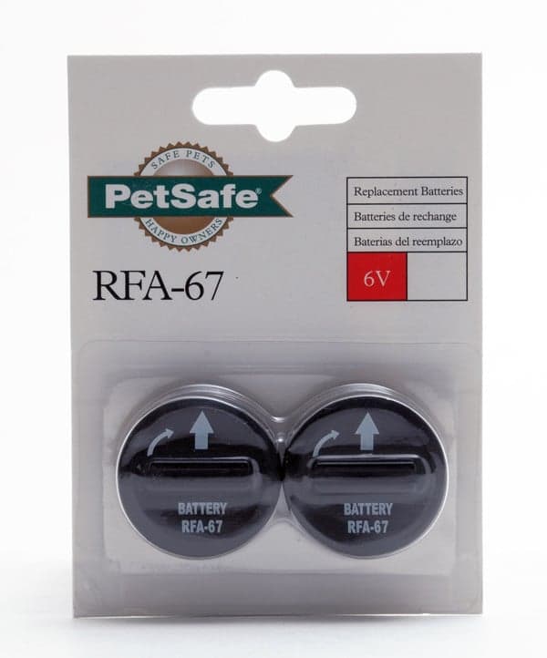 Petsafe - Batterie collier pour chien lot de 2 RFA67 6V 150mAh