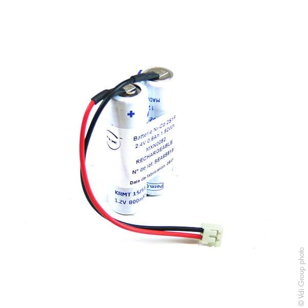 NX - Batterie NiCd 2x AA VST 2S1P 2.4V 800mAh JST