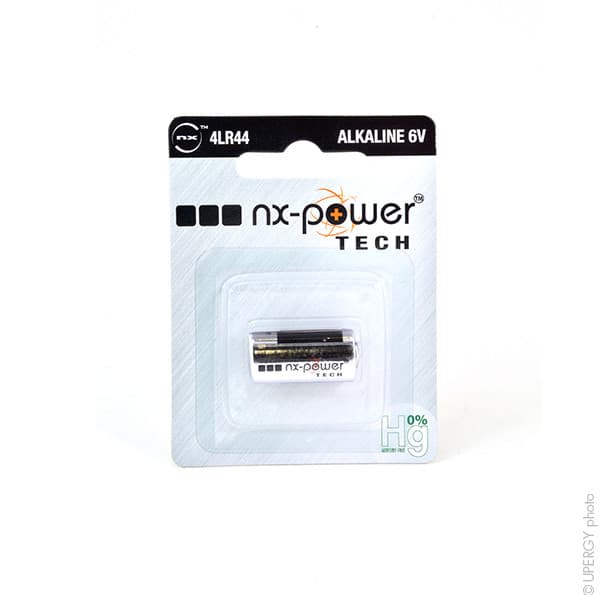 NX - Pile alcaline blister x1 4LR44 Nx-Power Tech 6V 170mAh