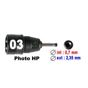 NX - Connecteur type 03 (90°) ( 0.7 X 2.5mm)