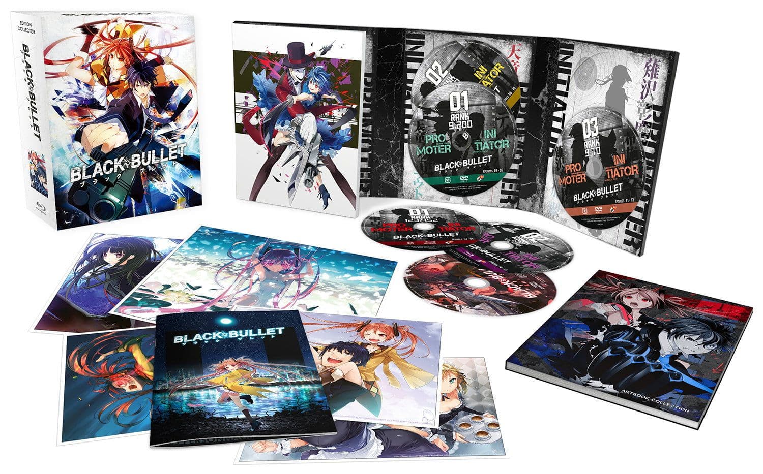 Black Bullet - Intégrale - Collector - Coffret Combo Blu-Ray + DVD
