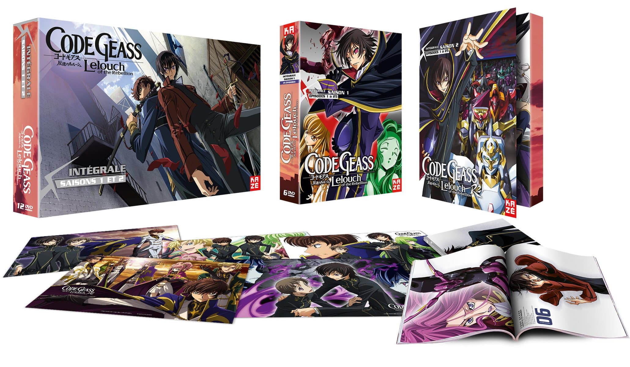 Code Geass - Intégrale (Saison 1 et 2) - Edition limitée - Coffret DVD