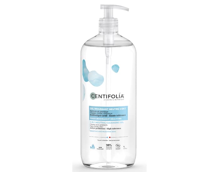 CENTIFOLIA Gel Moussant Neutre - Nouvelle Formule 1L