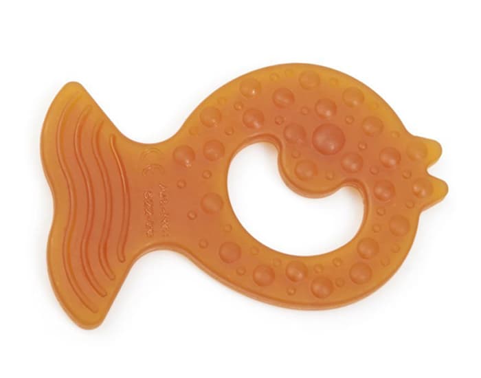 GRUNSPECHT Anneau de Dentition en Caoutchouc Naturel - Dès la Naissance Poisson