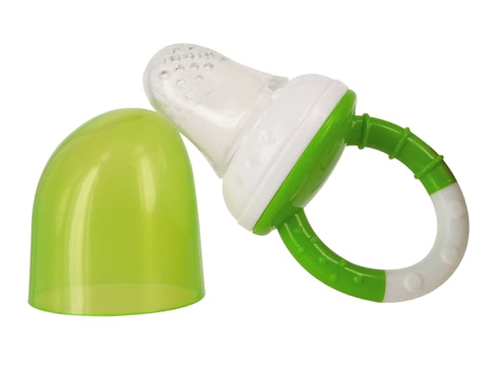 DBB REMOND Sucette Découverte Goût 2 en 1 Silicone ou Filet - Vert Translucide
