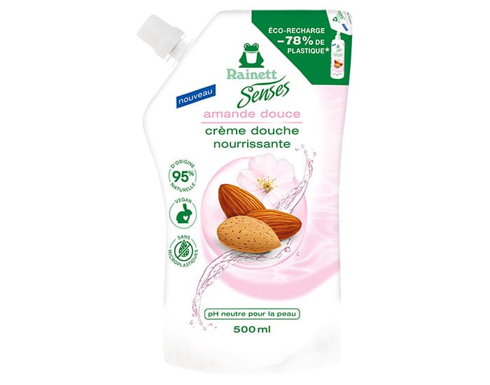 RAINETT SENSES Gel Douche Amande Douce Recharge 500 ml