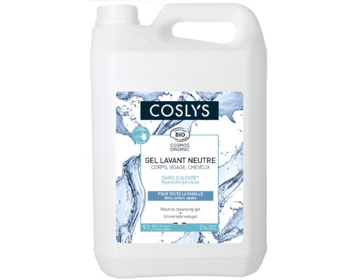 COSLYS Le Gel Lavant Neutre - Sans Parfum Bidon de 5L