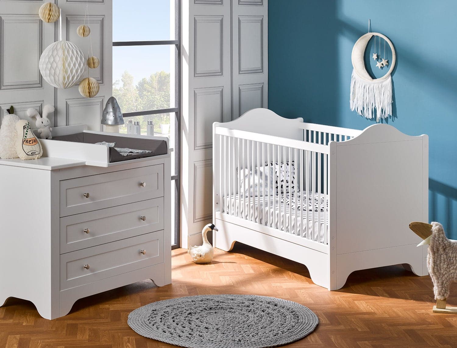 Petite Chambre Bébé Occitane Blanc