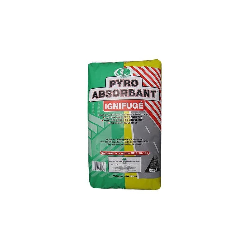 Absorbant végétal pyroabsorbant absorbant végétal pyroabsorbant 1 sac(s) de 40 litre(s) - ets alain compas sas