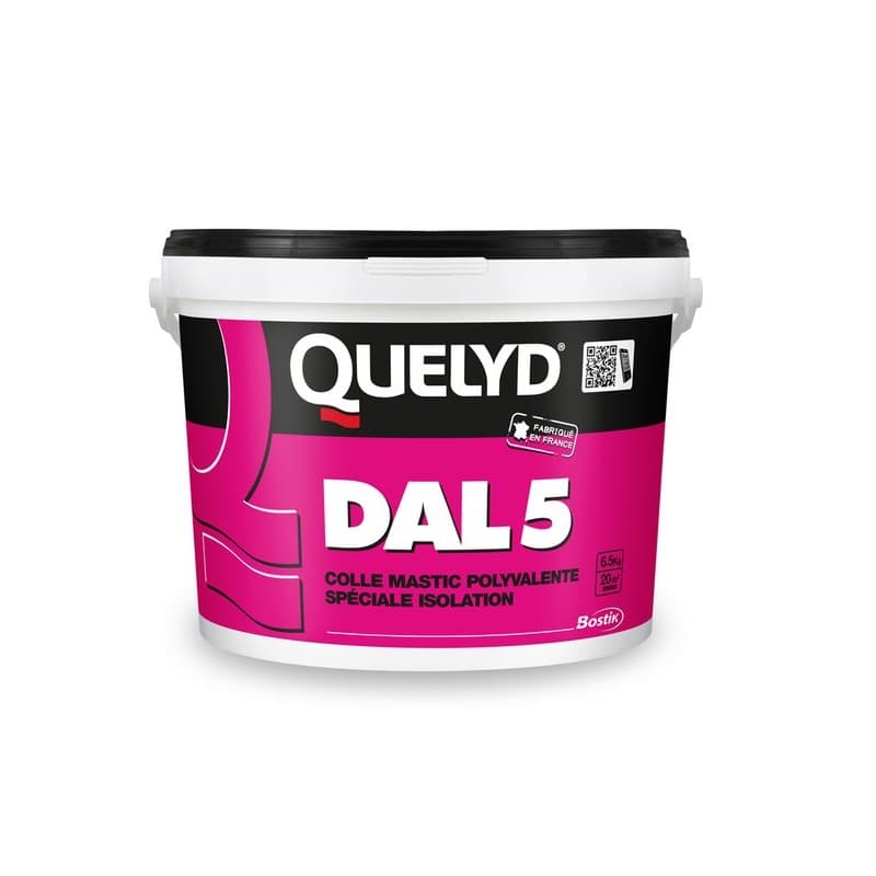 Colles spéciales isolation colle mastic acrylique quelyd dal 5 autre plus de 10 minutes pâte manuelle sans charges béton/maçonnerie, bois et dérivés,