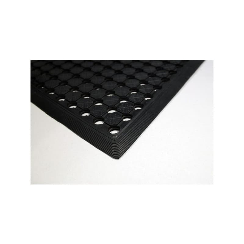 Caillebotis bords biseautés caillebotis bords biseautés 1200 x 1800 x 10 mm noir 1 pièce(s) caoutchouc non 10 mm 120 cm 180 cm oui - industrie develop