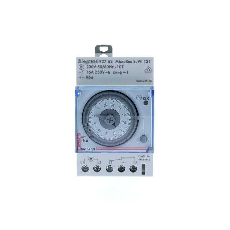 Interrupteur horaire analogique modulaire interrupteur horaire analogique modulaire 1 pièce(s) - legrand snc