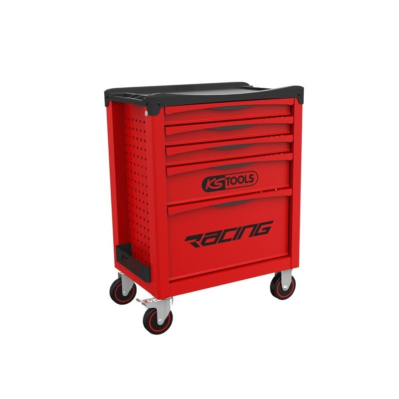 Servante racing servante 5 tiroirs nue rouge 5 46.8 kg 1 pièce(s) non - ks tools