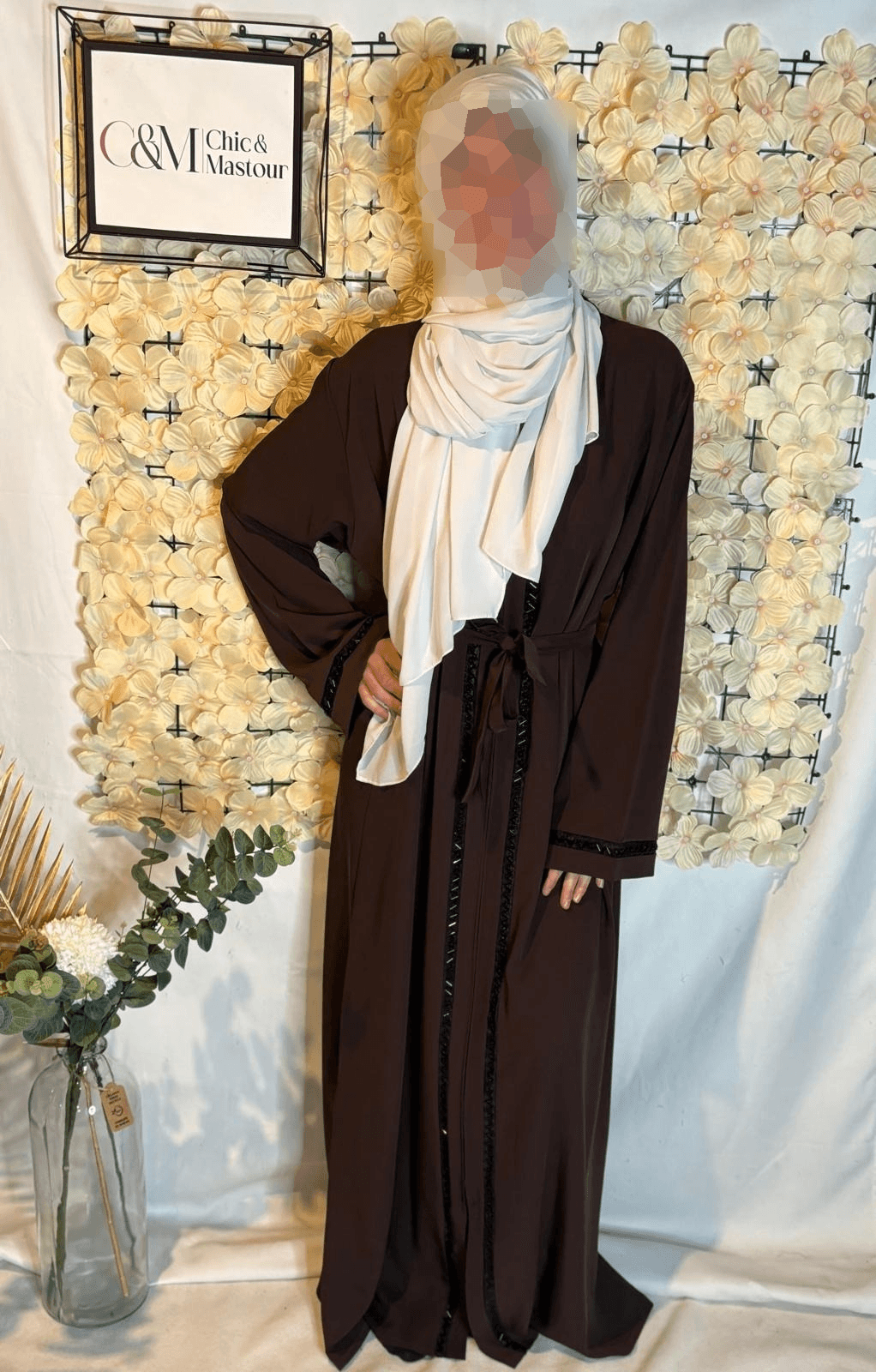 Abaya Aid Nidha Chocolat