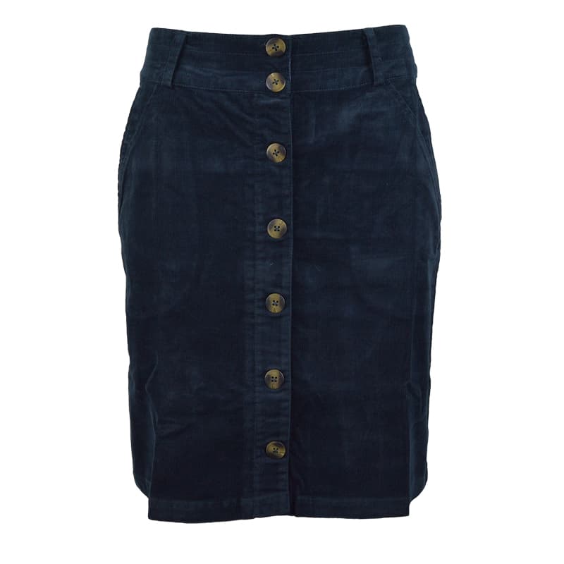 Jupe velours MOUSQUETON Steren Marine 36