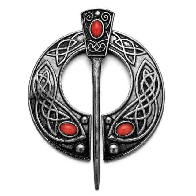 FIBULE NŒUD CELTIQUE - Étain