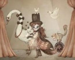 MRS. MIGHETTO - Affiche "Miss Lucy" 18x24 cm