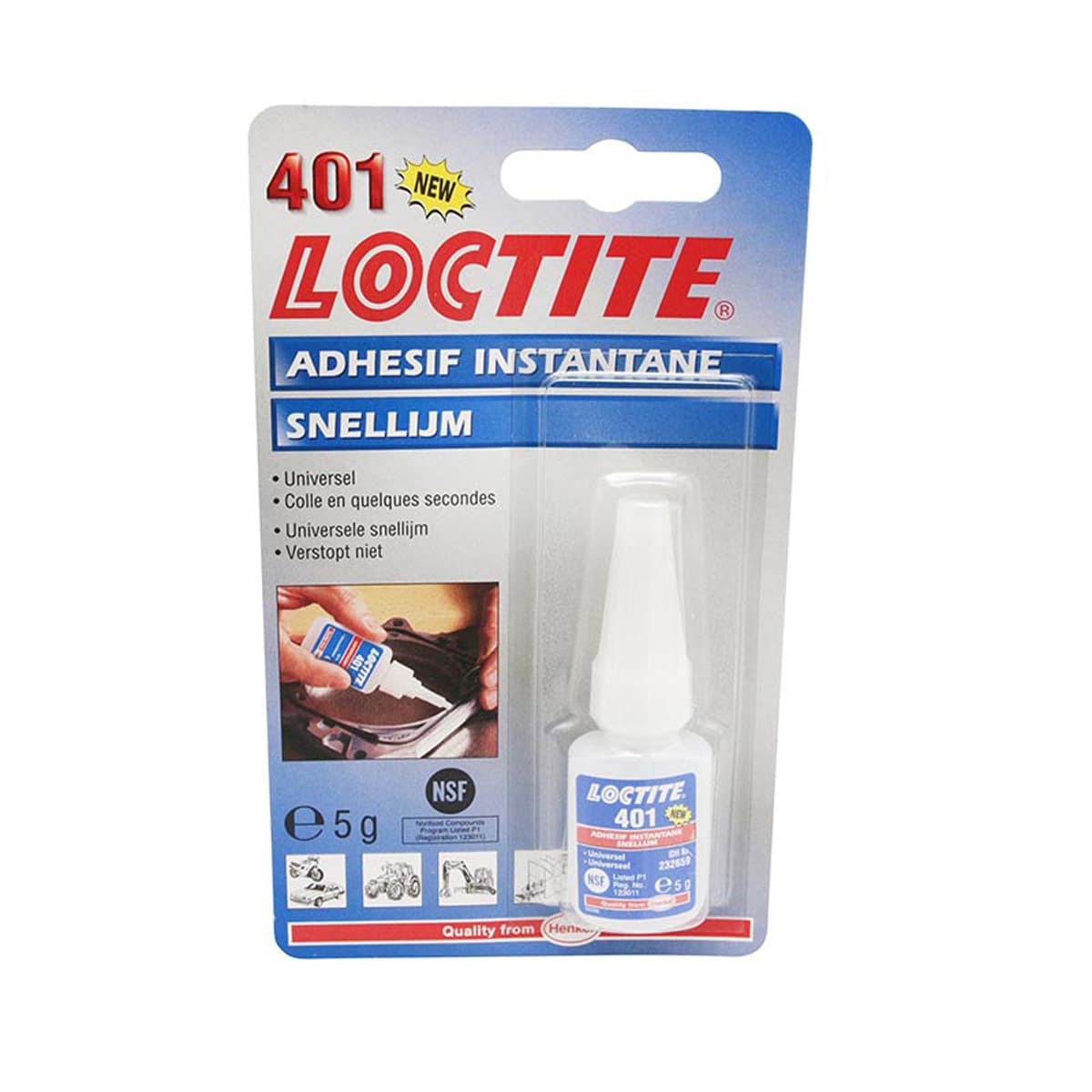 Loctite - Colle Super Glue - Loctite 401 Très Haute Résistance 5ml