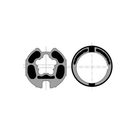 Bague d'adaptation Somfy LT 60 pour tube DIAM.78 / GOUTTE DIAM.14 maxi - Somfy