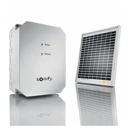 Kit solaire SOMFY pour portails - motorisation RTS uniquement - Somfy