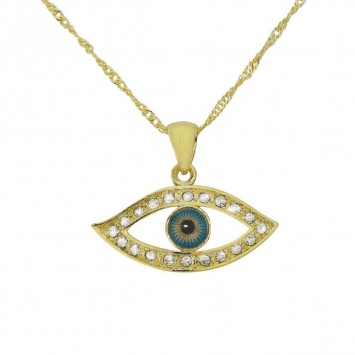 Oeil de protection Plaqué or