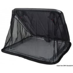 Rideau anti-moustiques pour panneau de pont d'extérieur