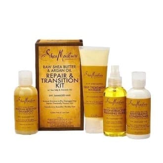 Kit capillaire Repair & Transition - Shea Moisture Raw Shea Butter and Argan Oil