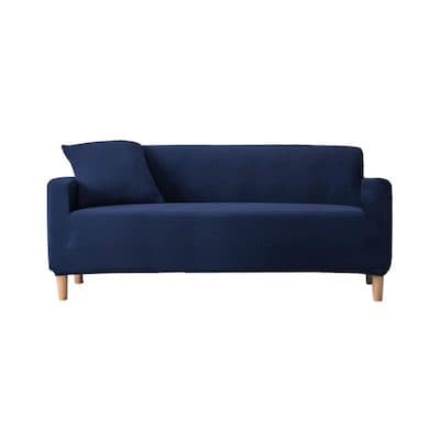 Housses de canapé imperméables - Housse extensible de protection - Housse canapé imperméable Bleu Taille 4 (235-300 CM)