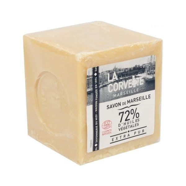 Savon de Marseille 72% d'Huile d'Olive - Extra Pur - 100% Naturel - 300g - La Corvette