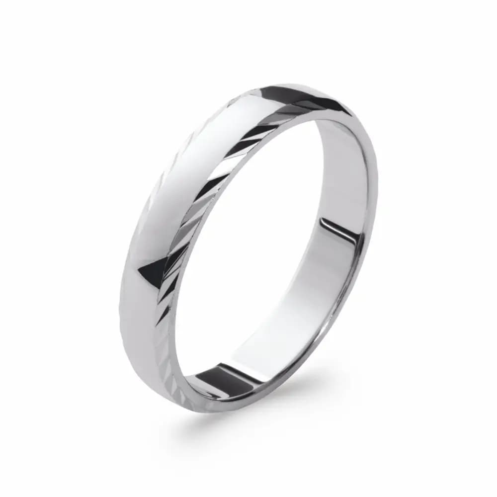 Alliance argent rhodié Nina - 62